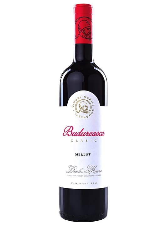 Budureasca Clasic Merlot - Vin rosu sec 0.75l