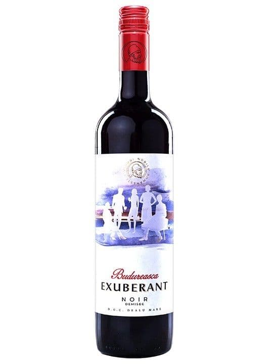 Budureasca Exuberant Noir - Vin rosu demisec 0.75l