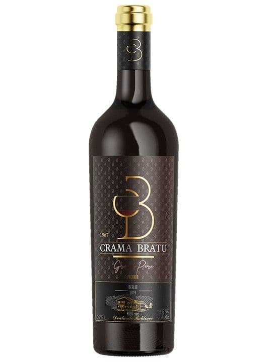Crama Bratu Merlot Baricat - Vin rosu sec 0.75L