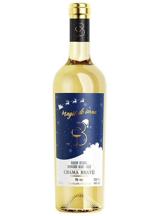 Crama Bratu Magie de iarna - Vin alb sec 0.75L