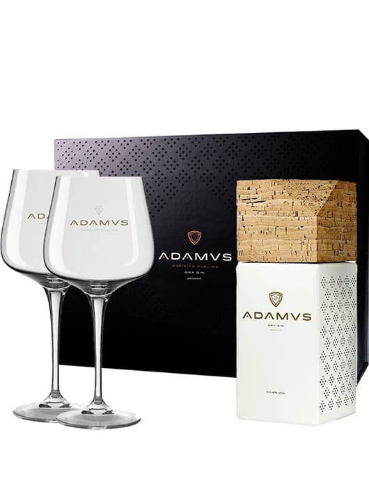 Adamus Dry Gin Pachet cu Pahare 0.7L