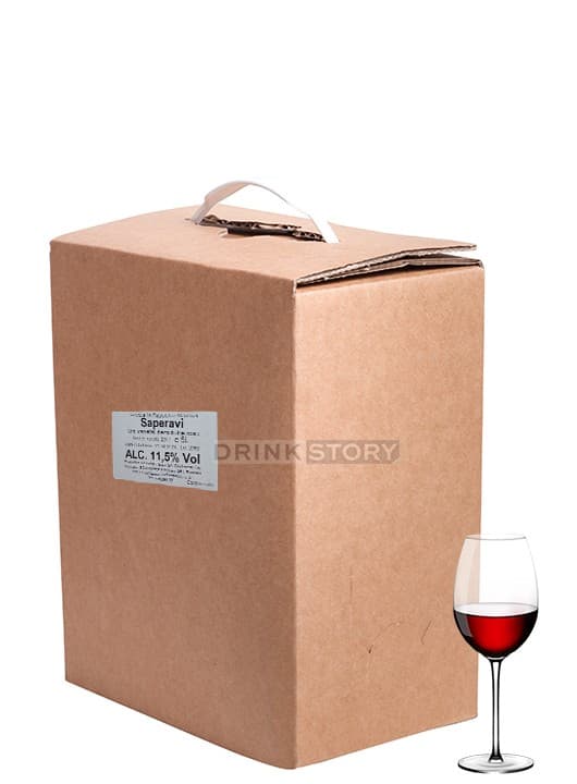 Vinia Traian Saperavi demidulce Vin la Cutie Bag in Box 5L