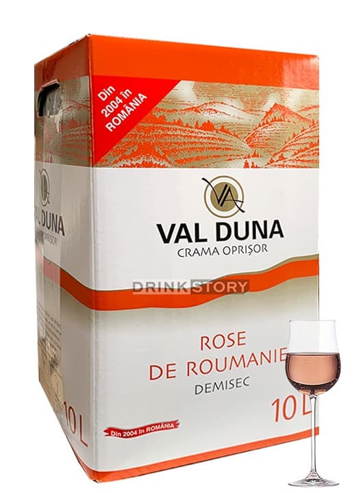 Crama Oprisor Val Duna Vin Rose Demisec Bag in Box 10L