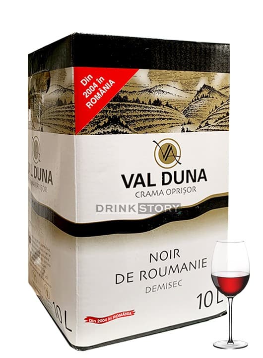 Crama Oprisor Val Duna Vin Rosu Demisec Bag in Box 10L