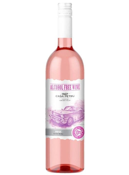 Casa Petru Vin fara alcool rose demidulce 0.75L