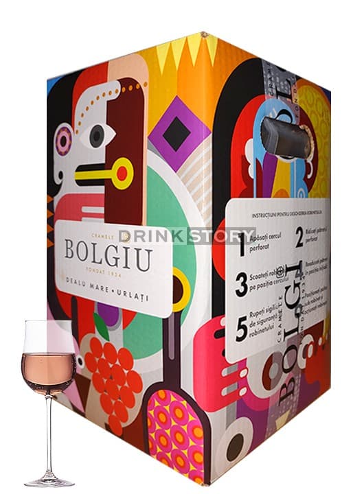 Crama Bolgiu Pelin rose demisec Bag in Box 10L
