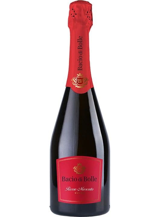 Bacio di Bolle Muscat Spumant Dulce Rosu 7% 0.75L