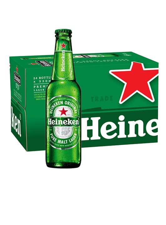 Bere Heineken 5% 0.33L x 24 sticle