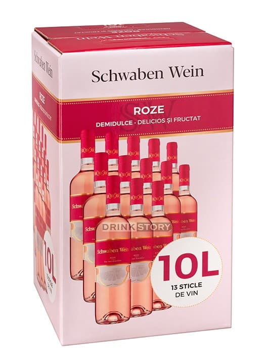 Cramele Recas Schwaben Wein Roze - Vin rose demidulce 10L