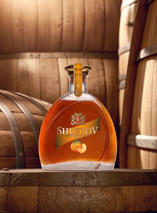 Shustoff Peach Brandy Le Grand Royal 30% 0.5L - thumbnail 2