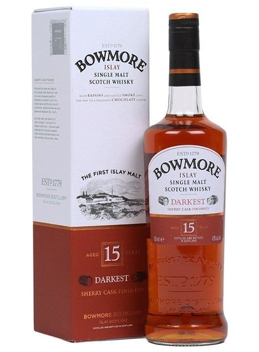 Bowmore Darkest 15 ani 0.7L - thumbnail 2