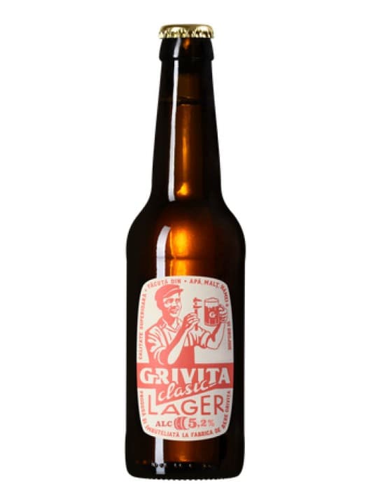 Bere Grivita Clasic Lager 5.2% 0.33L