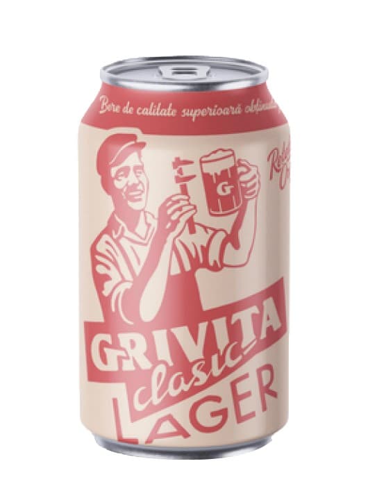 Bere Grivita Clasic Doza Lager 5.2% 0.33L
