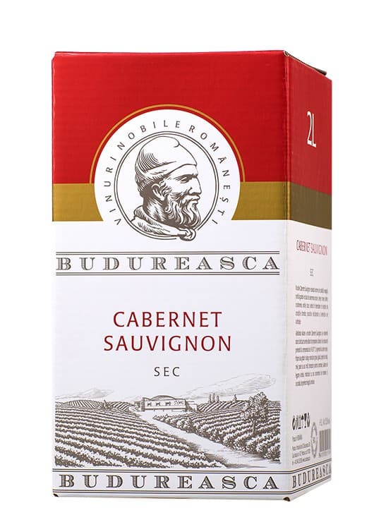 Budureasca Cabernet Sauvignon - Vin rosu sec Bag in Box 2l