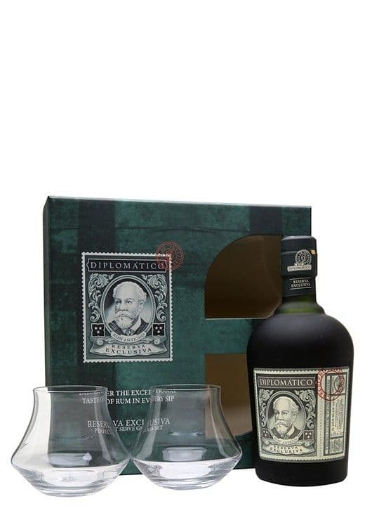 Diplomatico Reserva Exclusiva 0.7L cu pahare - thumbnail 1