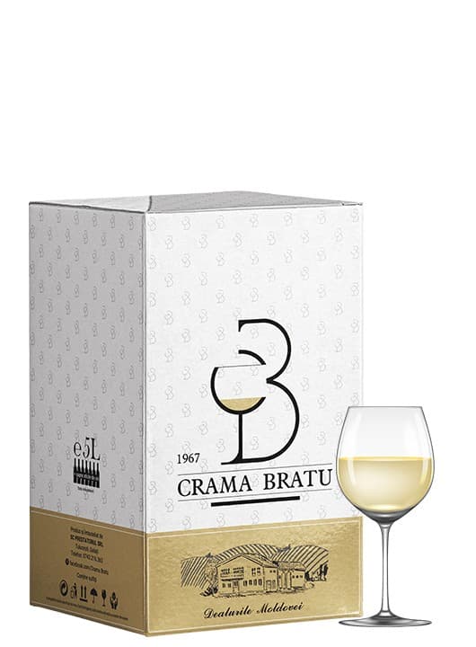 Crama Bratu Riesling Italian - Vin alb sec 5L