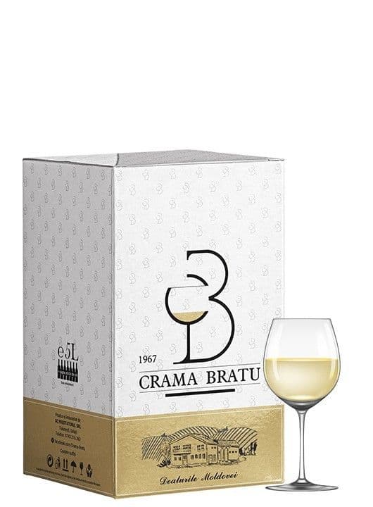Crama Bratu Riesling Italian - Vin alb sec 5L