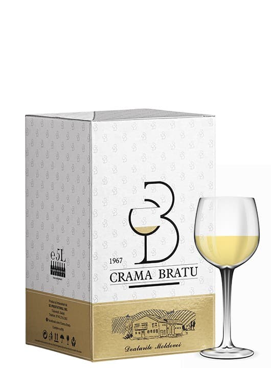 Crama Bratu Sauvignon Blanc - Vin alb sec 5L