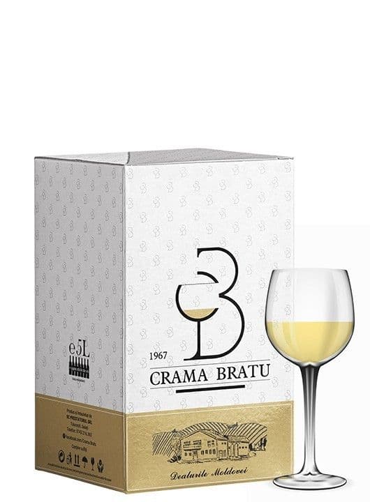 Crama Bratu Sauvignon Blanc - Vin alb sec 5L