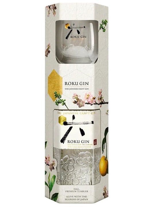Roku Gin Pachet cu Pahar 0.7L - thumbnail 1