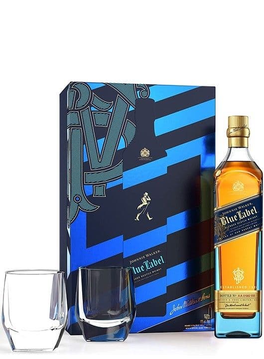 Johnnie Walker Blue Label Set Cadou cu pahare - thumbnail 1