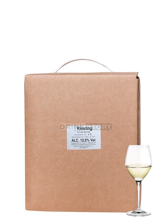 Vinia Traian Riesling Vin la Cutie Bag in Box 5L