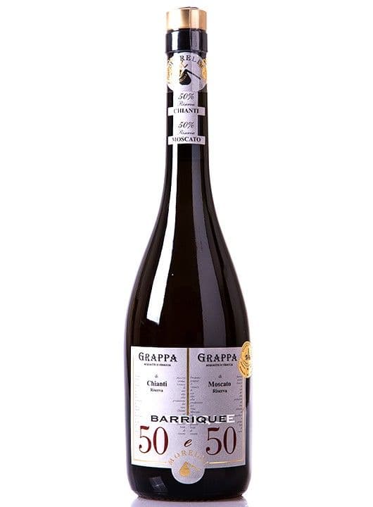 Morelli Grappa 50 e 50 Barrique Riserva 0.7L