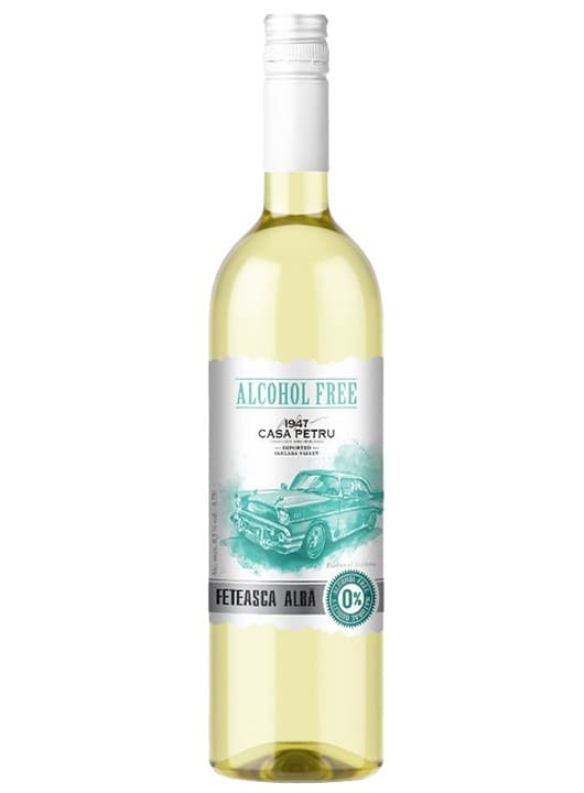 Casa Petru Feteasca Alba Vin fara alcool demidulce 0.75L