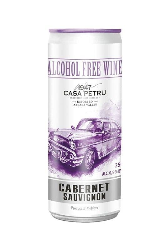Casa Petru Spumant Rosu fara alcool doza 0.25L