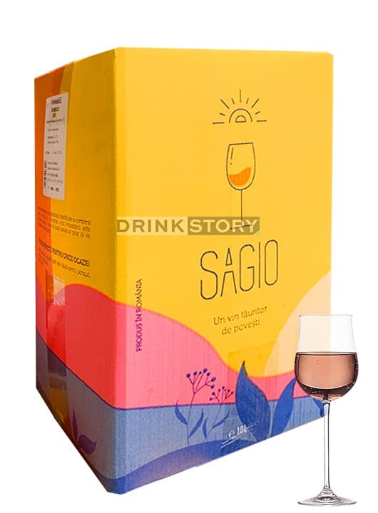 Casa Panciu Babeasca Neagra - Vin rose demisec Bag in Box 10L