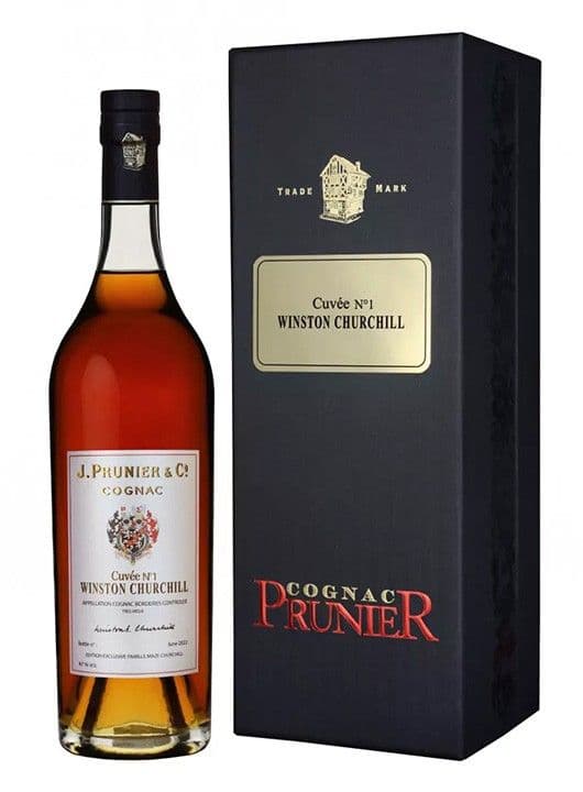Prunier Cuvee Winston Churchill Cognac 47% 0.7L - thumbnail 1