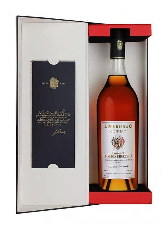 Prunier Cuvee Winston Churchill Cognac 47% 0.7L - thumbnail 2