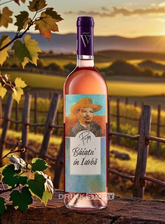 Baiatu in iarba - Vin rose demisec 0.75L - thumbnail 2