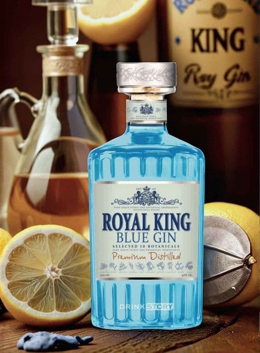 Royal King Blue Gin 40% 0.5L - thumbnail 2