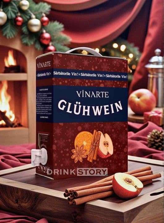 Vinarte Gluhwein Vin fiert Bag in Box 3L - thumbnail 2