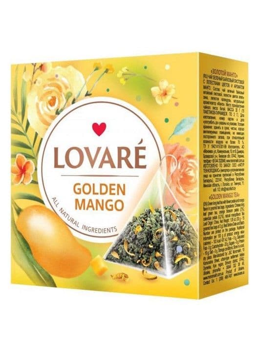 Ceai Lovare Piramide Golden Mango 15buc