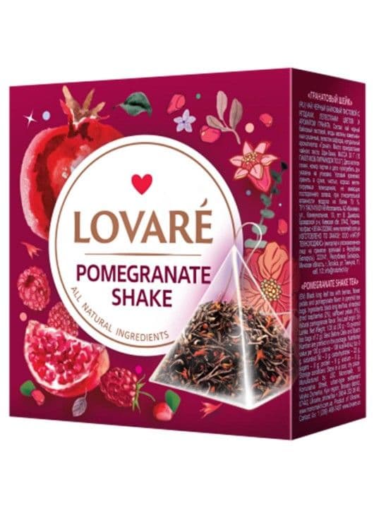 Ceai Lovare Piramide Pomegranate Shake 15buc