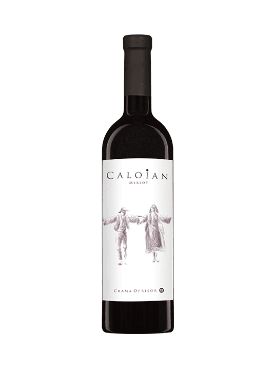 Vin rosu sec Crama Oprisor Caloian Merlot 0.75L