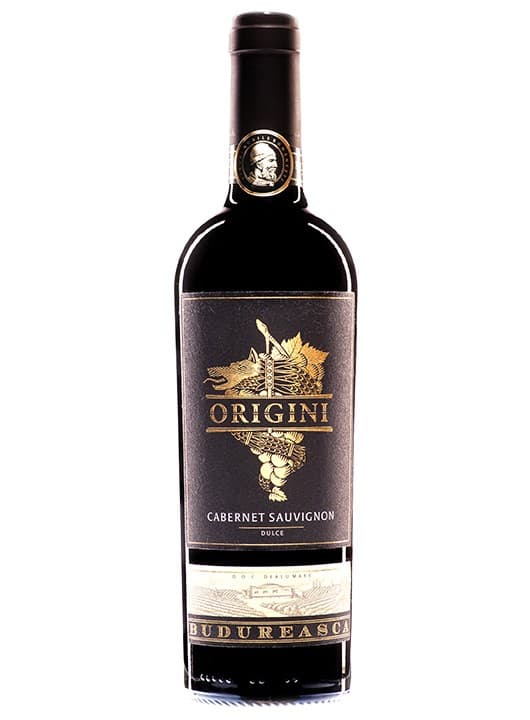 Budureasca Origini Cabernet Sauvignon - Vin rosu dulce 0.5l
