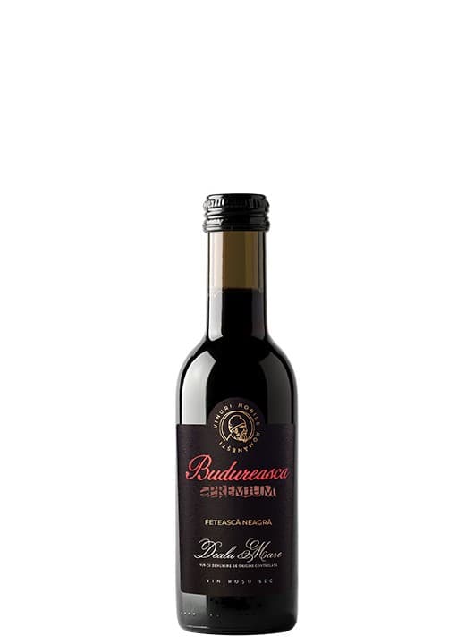 Budureasca Premium Feteasca Neagra - Vin rosu sec 0.187l