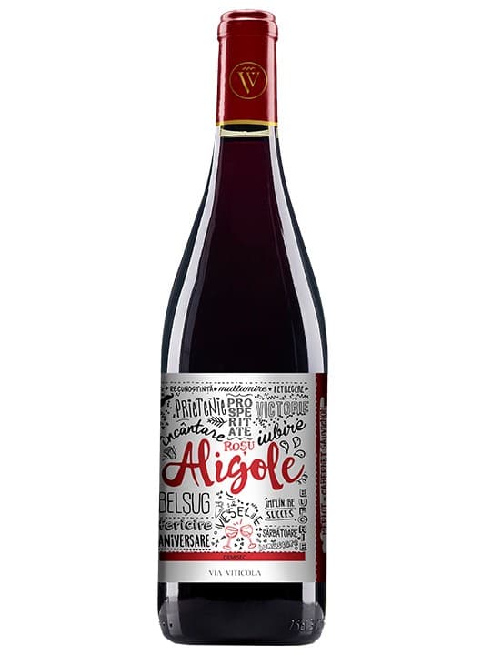 Sarica Niculitel Aligole - Vin rosu demisec 0.75L