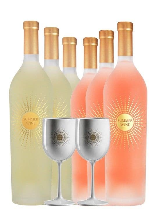 Pachet Valahorum Summer Wine cu pahare