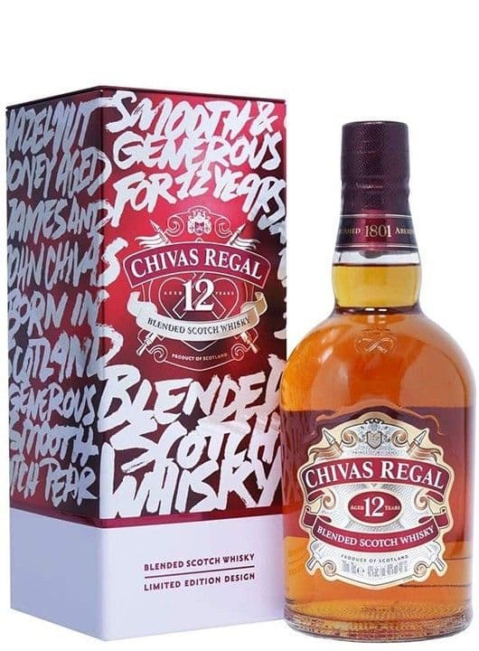 Chivas Regal 12 ani Cutie Metalica 0.7L