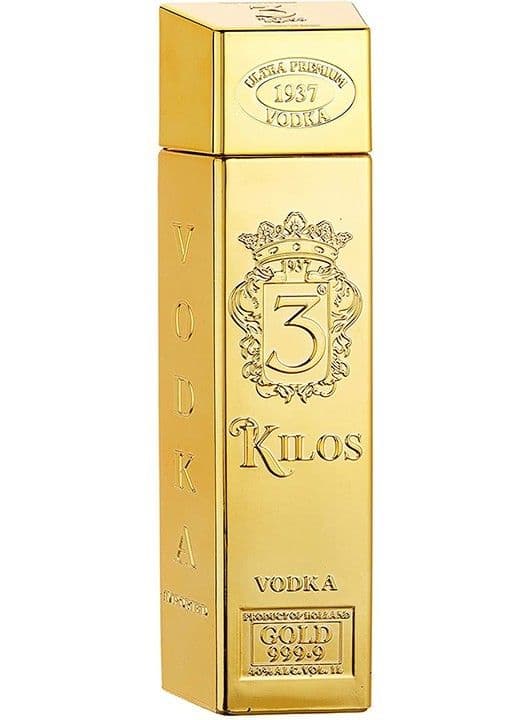 3 Kilos Gold Vodka 1L - thumbnail 2