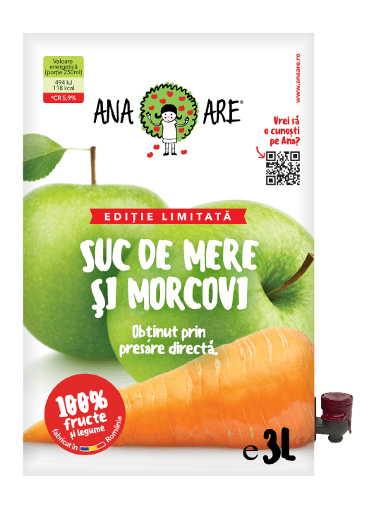 Ana Are Suc de mere si morcov 3L