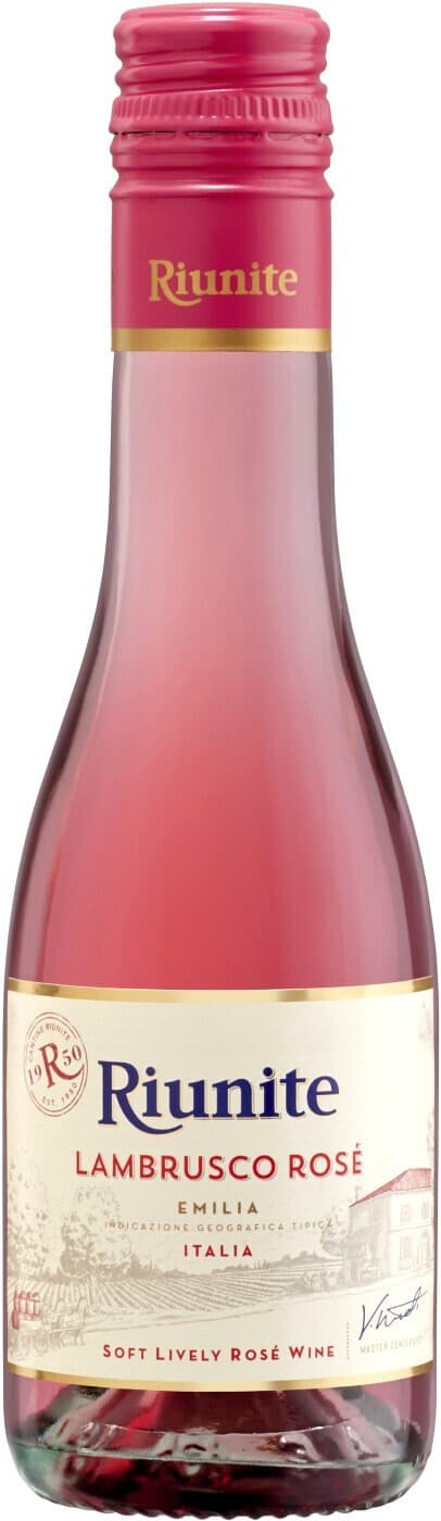 Riunite Lambrusco Rose Emilia IGT 0.187L