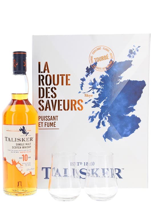 Talisker 10 Ani 0.7L Giftpack cu pahare
