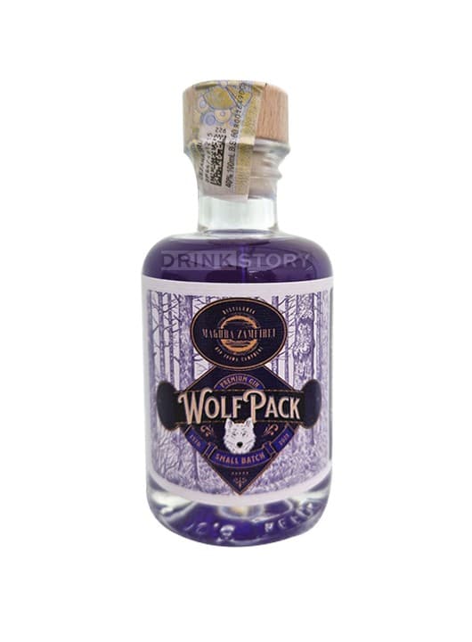 Magura Zamfirei Wolf Pack Moonlight Gin Miniatura 0.1l