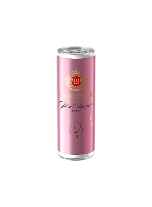 Bacio di Bolle Muscat Spumant Dulce Rose 7% doza 0.25L