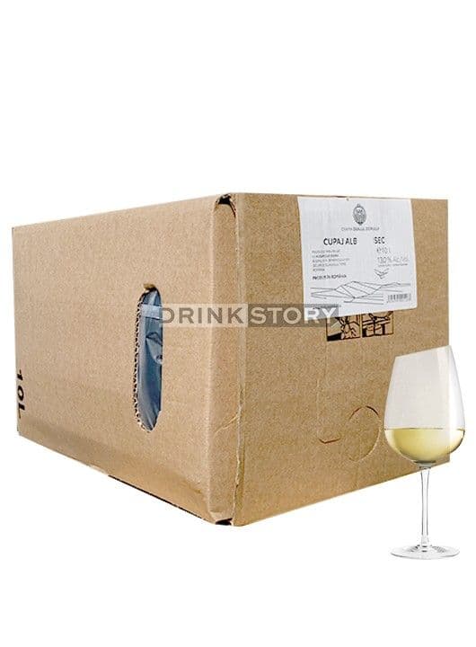 Dealul Dorului Vin alb sec Cutie 10L